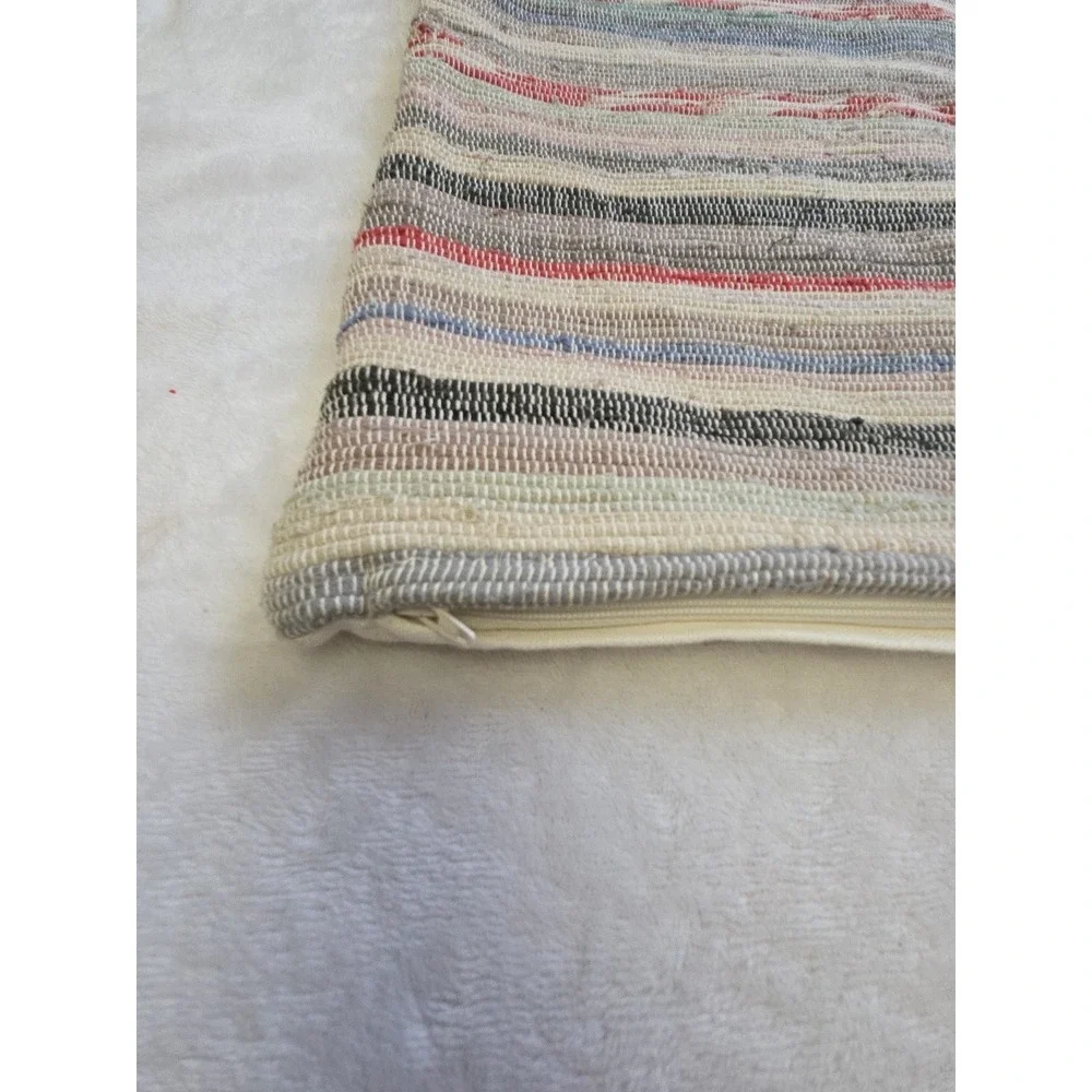 2 Pottery Barn 2012‎ Stripe Kilim Dhurrie Pillow Covers 24